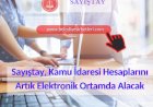 Sayıştay, Kamu İdaresi Hesaplarını Artık Elektronik Ortamda Alacak
