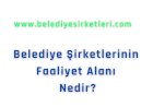 Belediye Şirketlerinin Faaliyet Alanı