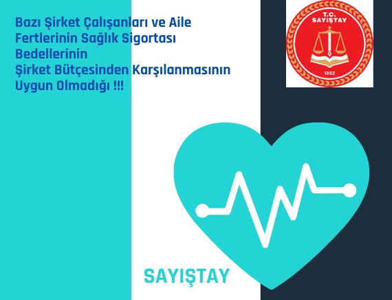 Sayıştay: Şirket Çalışanları ve Aile Fertlerinin Sağlık Sigortası Bedellerinin Şirket Bütçesinden Ödenmesi Uygun Değildir