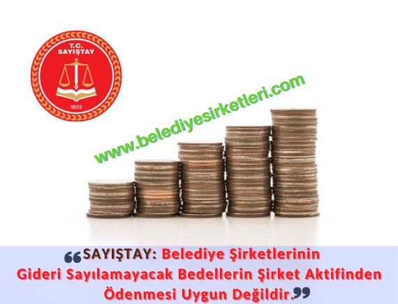 Sayıştay: Şirketin Gideri Sayılamayacak Bedellerin Şirket Aktifinden Ödenmesi Uygun Değildir