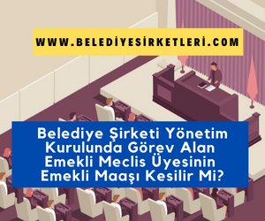 Belediye Şirketi Yönetim Kurulunda Görev Alan Emekli Meclis Üyesinin Emekli Maaşı Kesilir Mi?